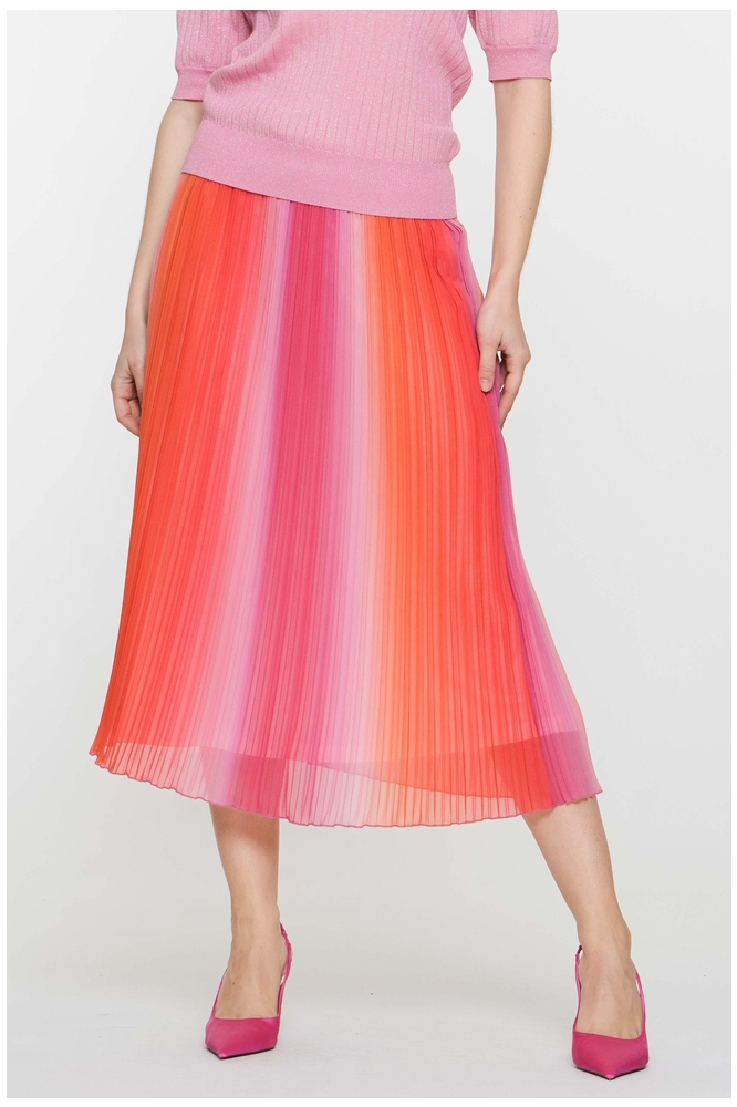 KLEURRIJKE ROK 56030 60 Pink/Orange